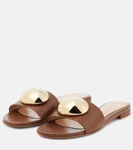Gianvito Rossi Sphera embellished leather mules