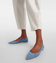 Gianvito Rossi Suede ballet flats