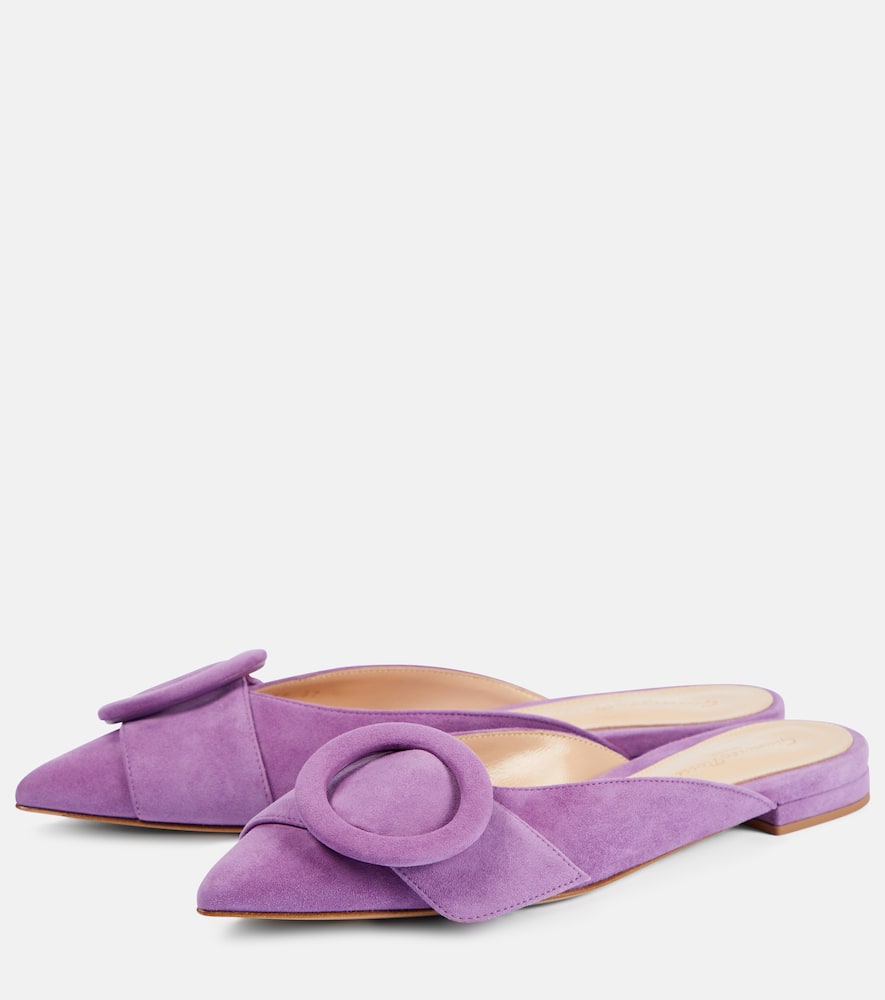 Gianvito Rossi Suede ballet flats