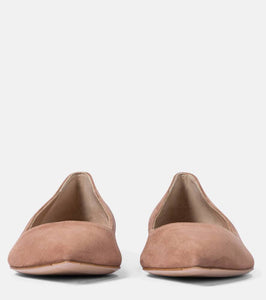 Gianvito Rossi Suede ballet flats