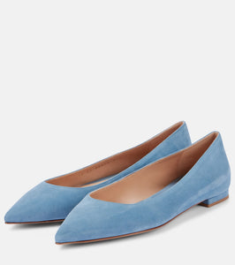 Gianvito Rossi Suede ballet flats