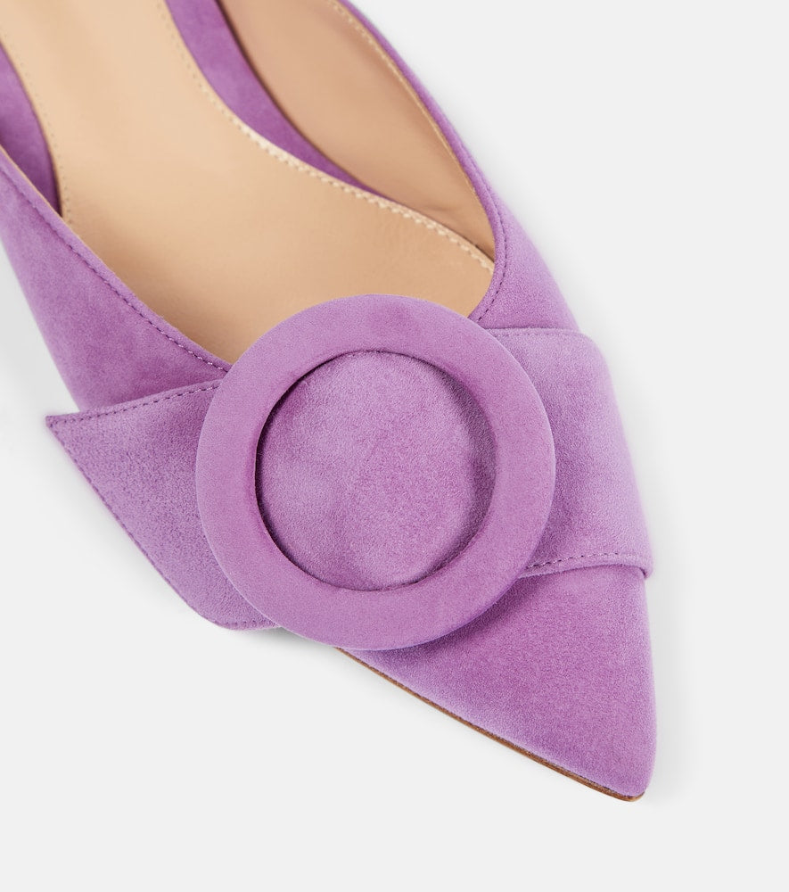 Gianvito Rossi Suede ballet flats
