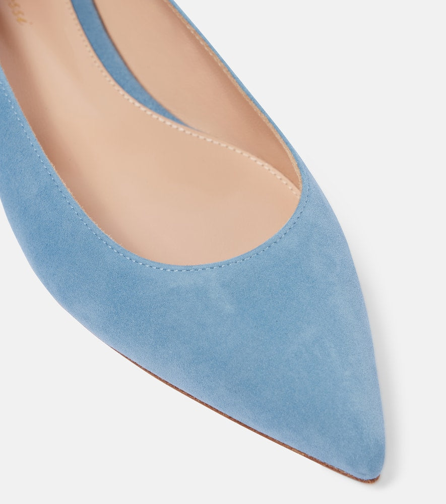 Gianvito Rossi Suede ballet flats