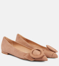Gianvito Rossi Suede ballet flats