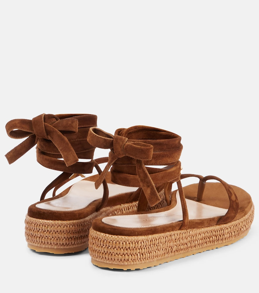 Gianvito Rossi Suede espadrille sandals
