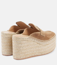 Gianvito Rossi Suede espadrille wedges