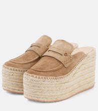 Gianvito Rossi Suede espadrille wedges