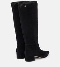 Gianvito Rossi Suede knee-high boots