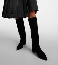 Gianvito Rossi Suede knee-high boots