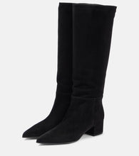 Gianvito Rossi Suede knee-high boots