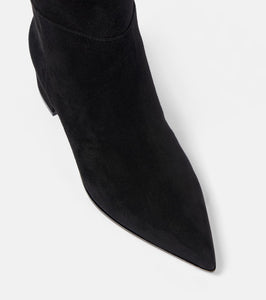 Gianvito Rossi Suede knee-high boots