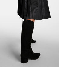 Gianvito Rossi Suede knee-high boots