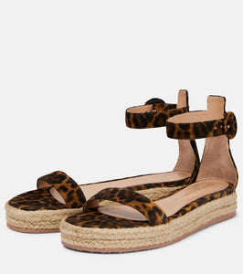 Gianvito Rossi Suede leather platform sandals