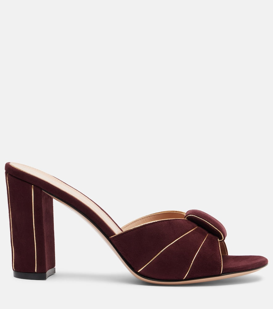 Gianvito Rossi Suede mules