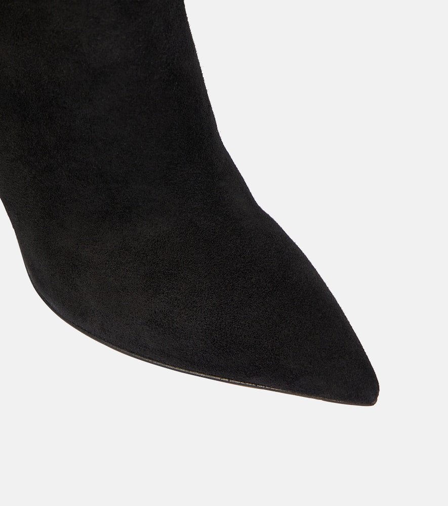 Gianvito Rossi Suede over-the-knee boots