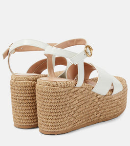 Gianvito Rossi Suede wedge sandals
