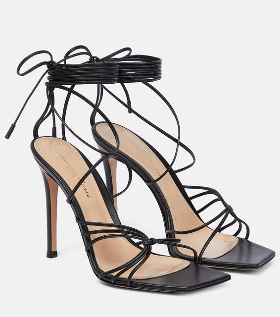 Gianvito Rossi Sylvie 110 leather sandals