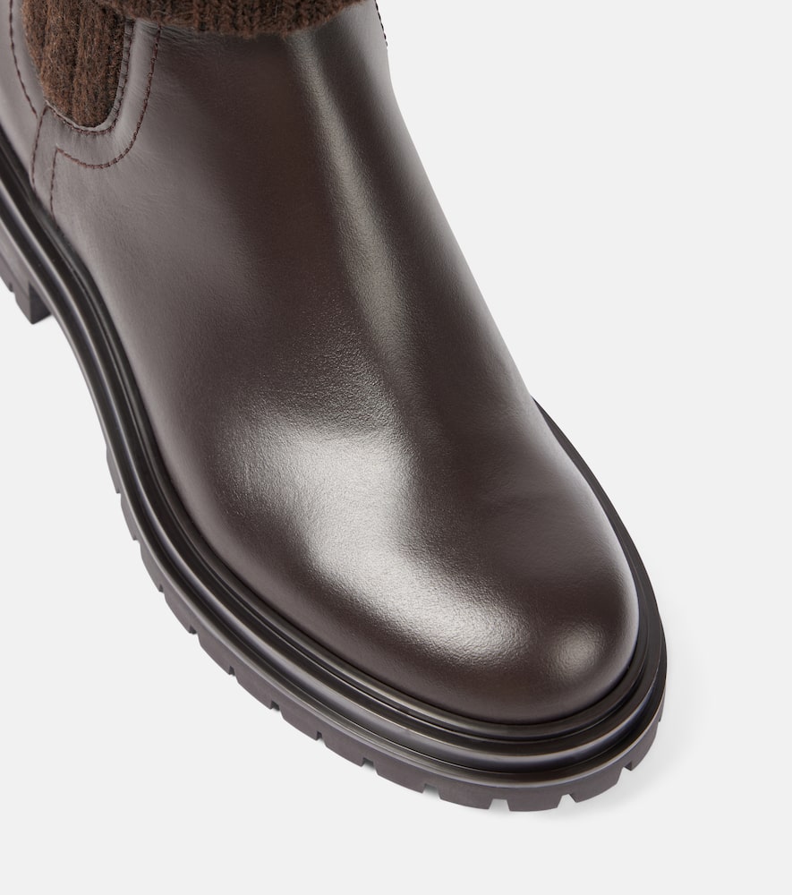 Gianvito Rossi Tenney leather Chelsea boots