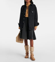 Gianvito Rossi Thurso leather-trimmed sock boots