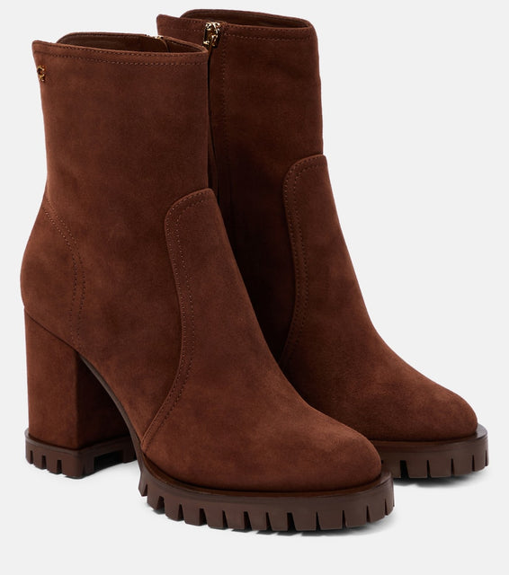 Gianvito Rossi Timber suede ankle boots