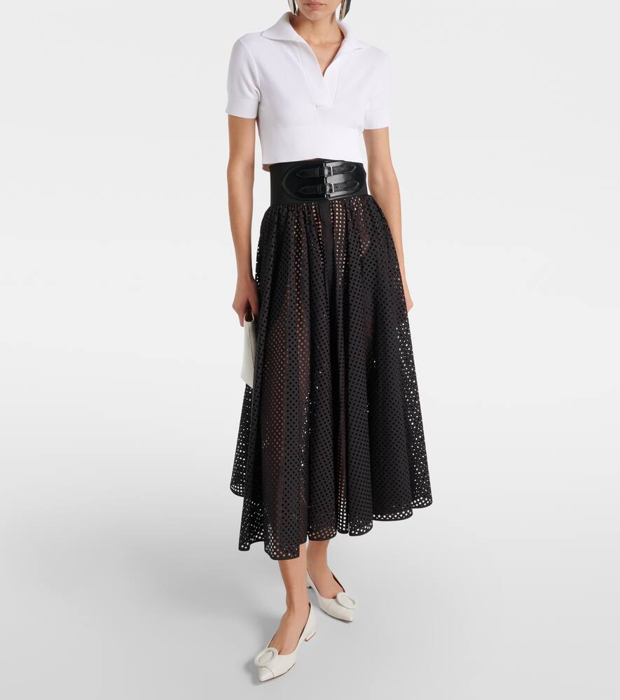 Gianvito Rossi Venezia leather ballet flats