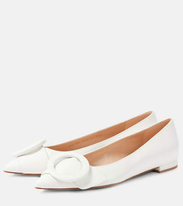 Gianvito Rossi Venezia leather ballet flats