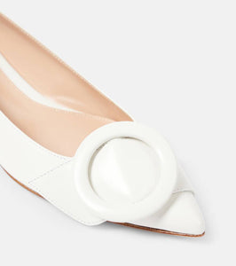 Gianvito Rossi Venezia leather ballet flats