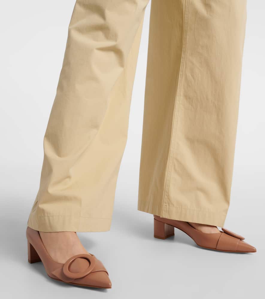 Gianvito Rossi Venezia leather pumps