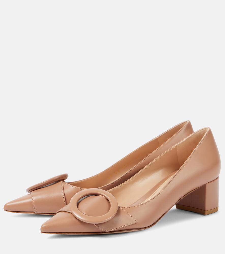Gianvito Rossi Venezia leather pumps