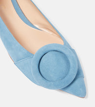 Gianvito Rossi Venezia suede ballet flats