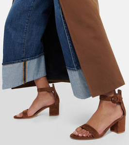 Gianvito Rossi Versilia 60 suede sandals