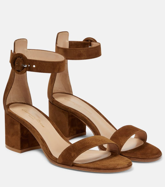 Gianvito Rossi Versilia 60 suede sandals