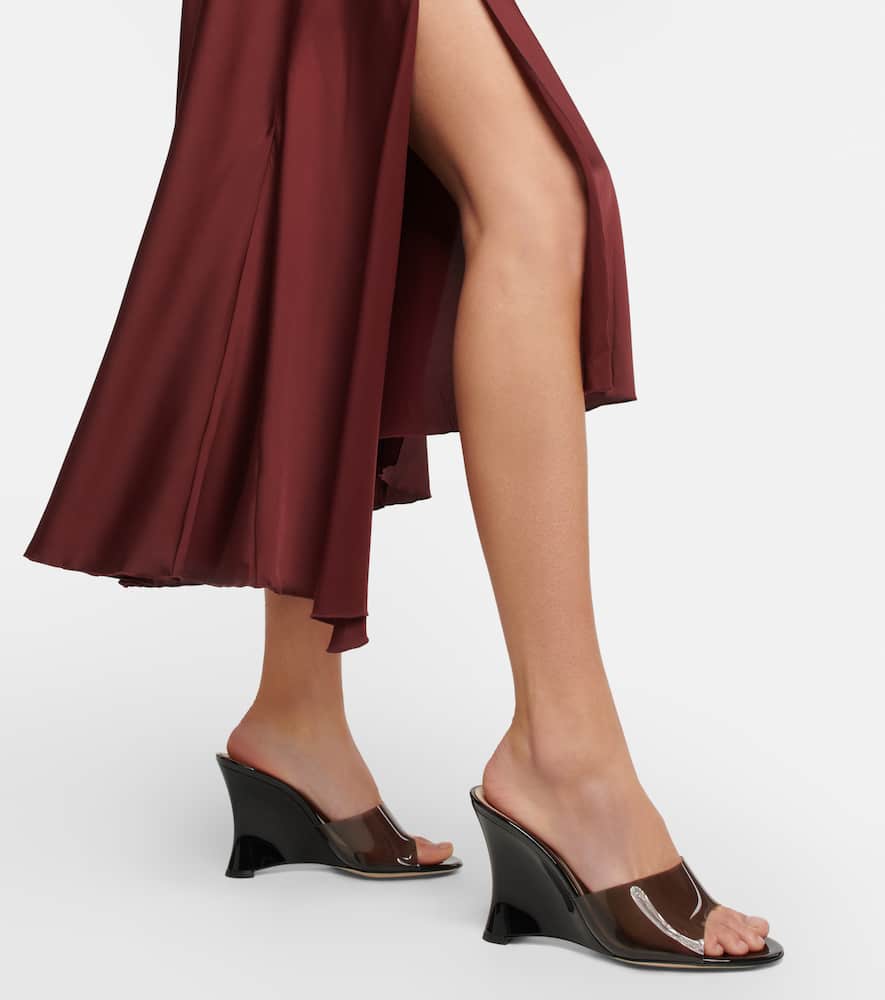 Gianvito Rossi Wedge leather sandals