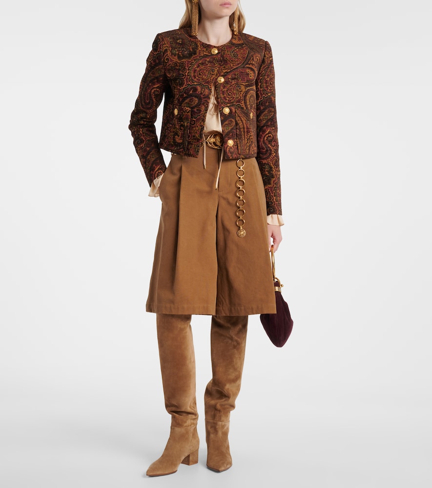 Gianvito Rossi 45 suede over-the-knee boots (Brown) - Mid Heel Boots