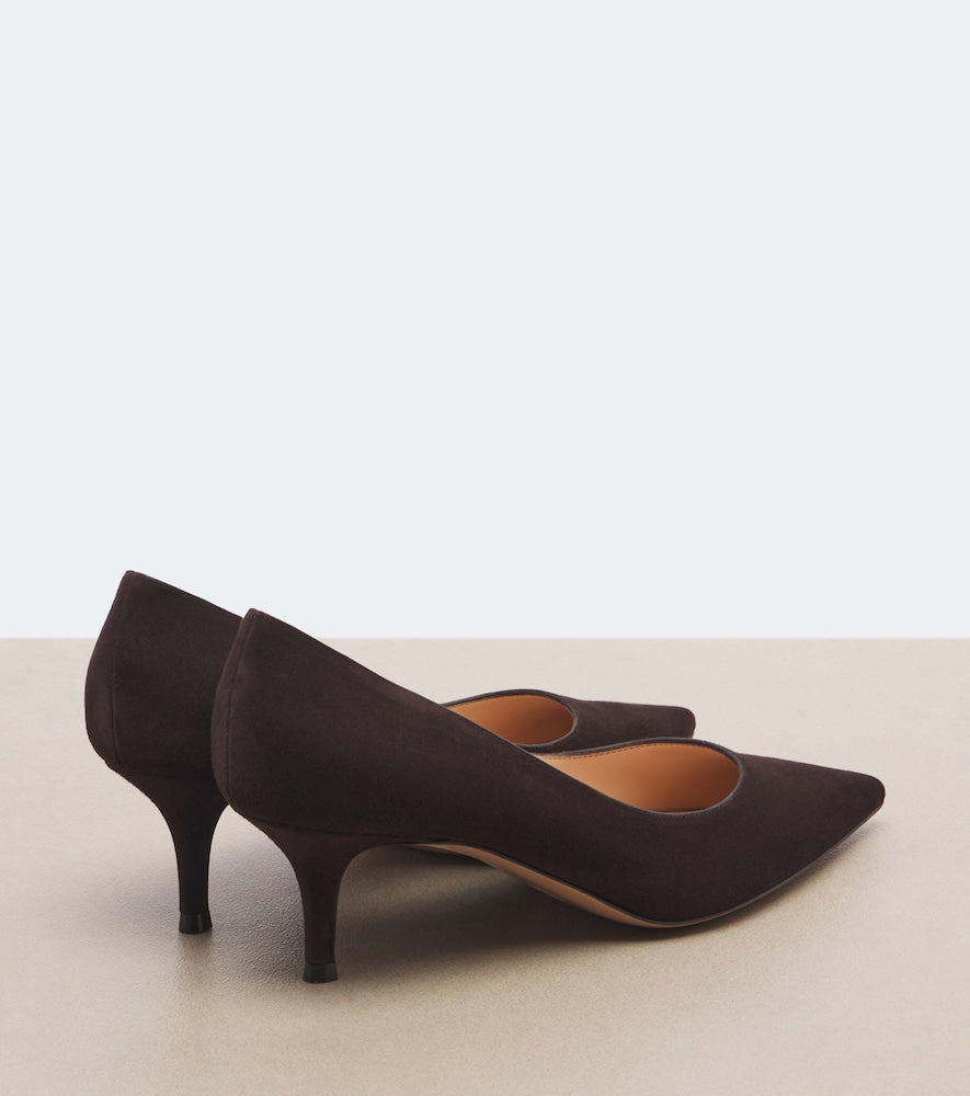 Gianvito Rossi Gianvito suede pumps in Brown - Mid Heel Pumps