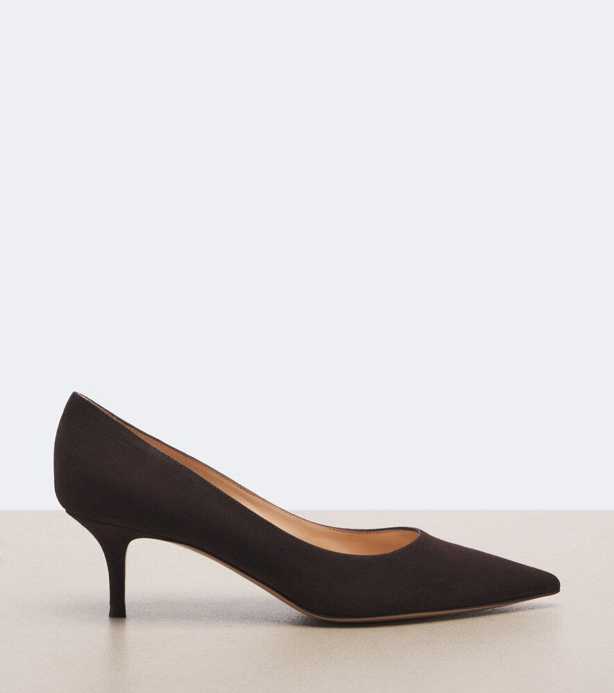 Gianvito Rossi Gianvito suede pumps in Brown - Mid Heel Pumps