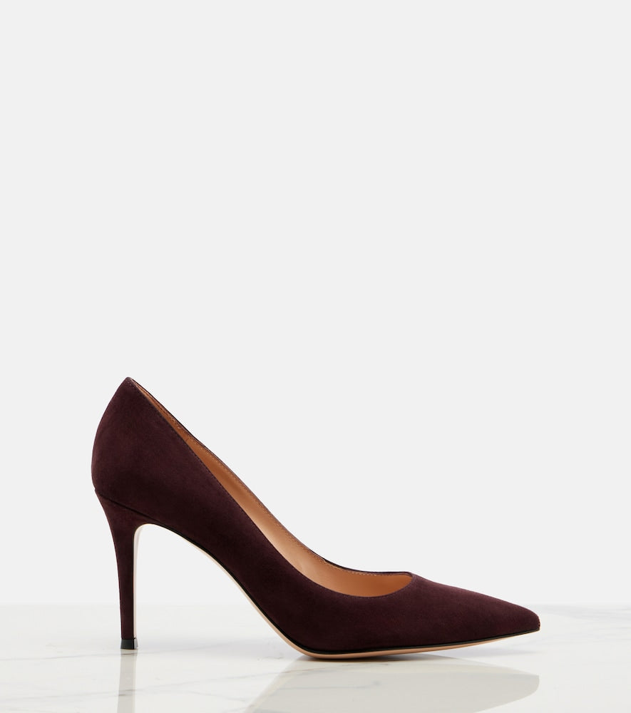 Gianvito Rossi Gianvito suede pumps - Brown Mid Heel Pumps