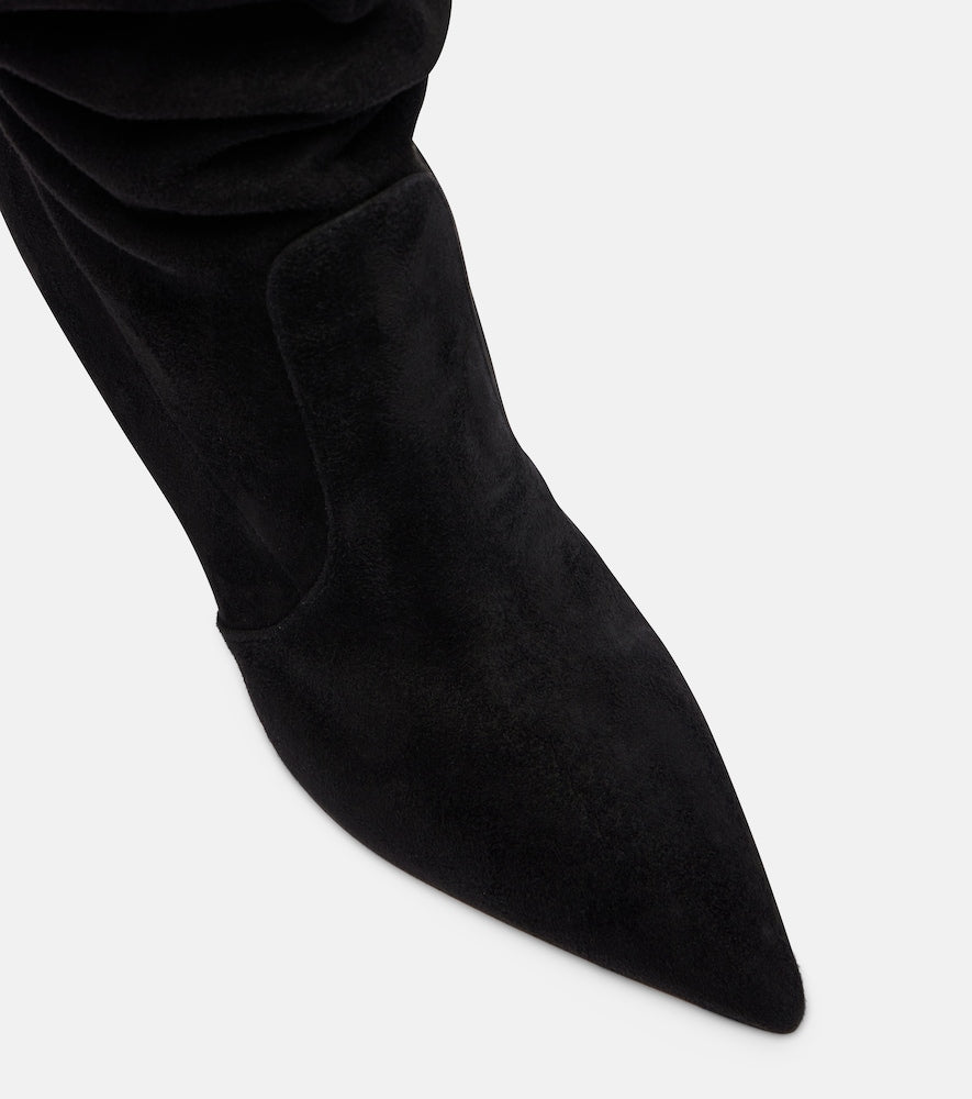 Gianvito Rossi Hansen 85 suede knee-high boots in Black - Mid Heel Boots