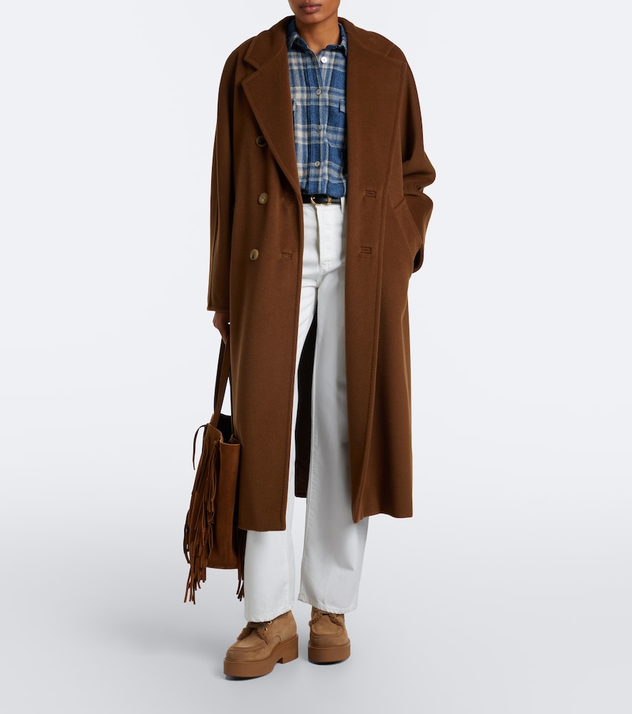 Gianvito Rossi Kiso shearling-trimmed lace-up boots (Brown) - Flat Boots