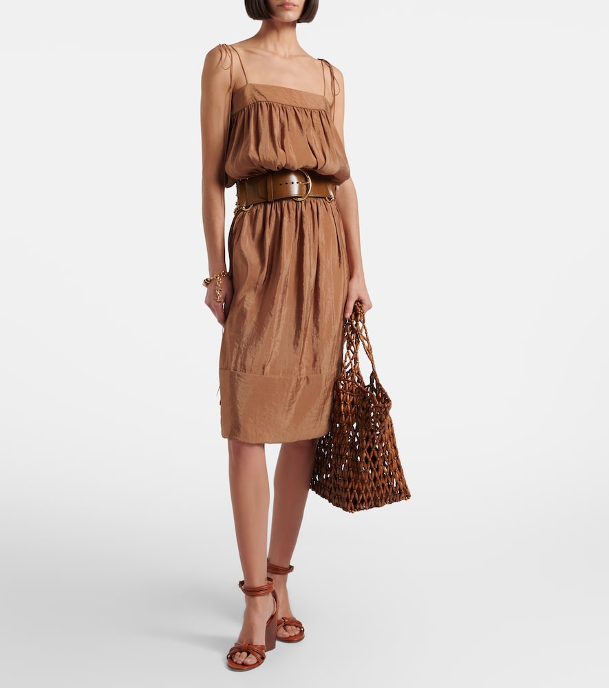 Brown Gianvito Rossi Leather wedge sandals - Heeled Sandals
