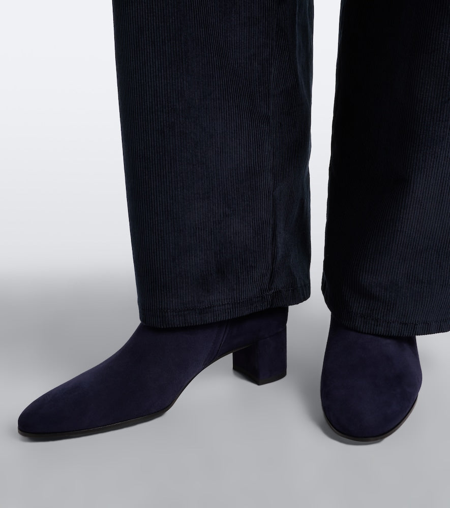 Gianvito Rossi Lisa suede ankle boots in Blue - Ankle Boots