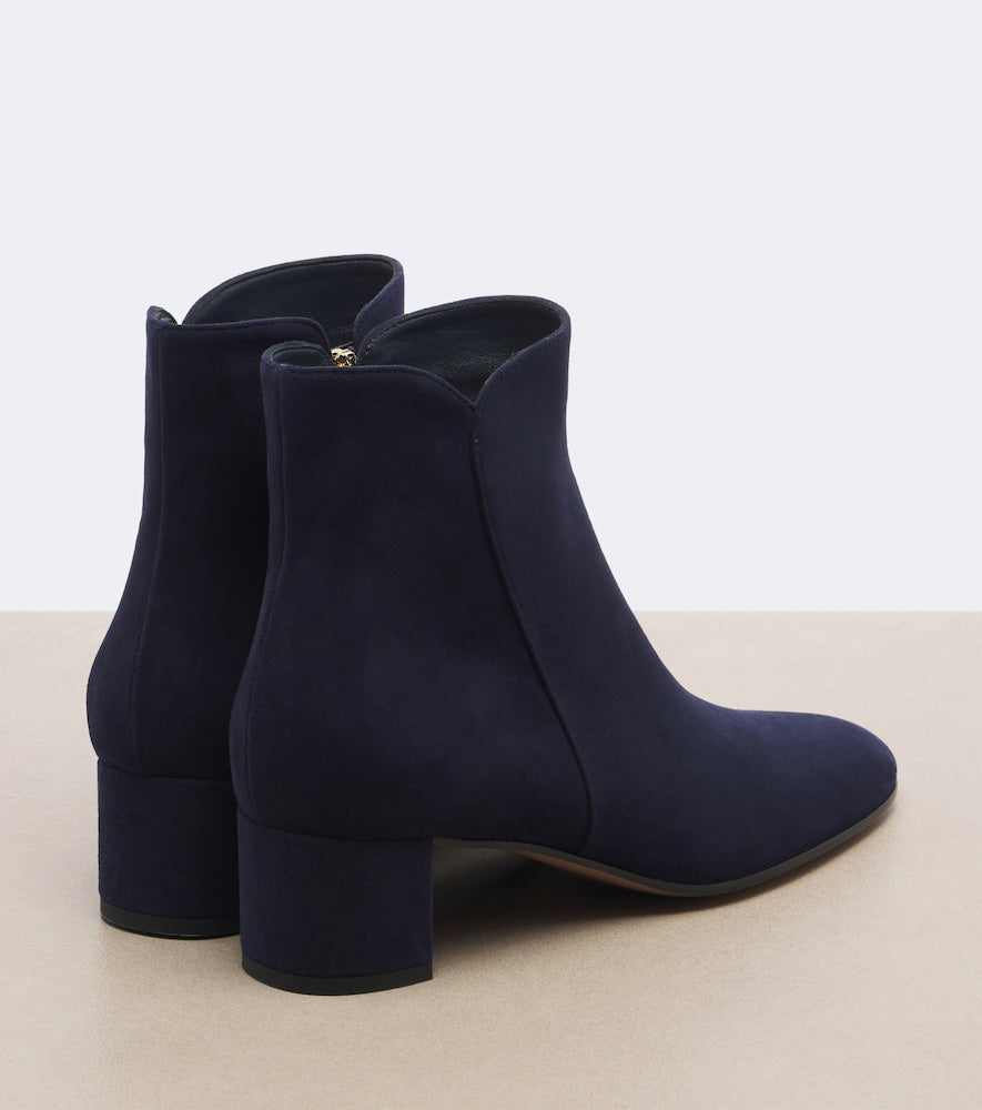 Gianvito Rossi Lisa suede ankle boots in Blue - Ankle Boots