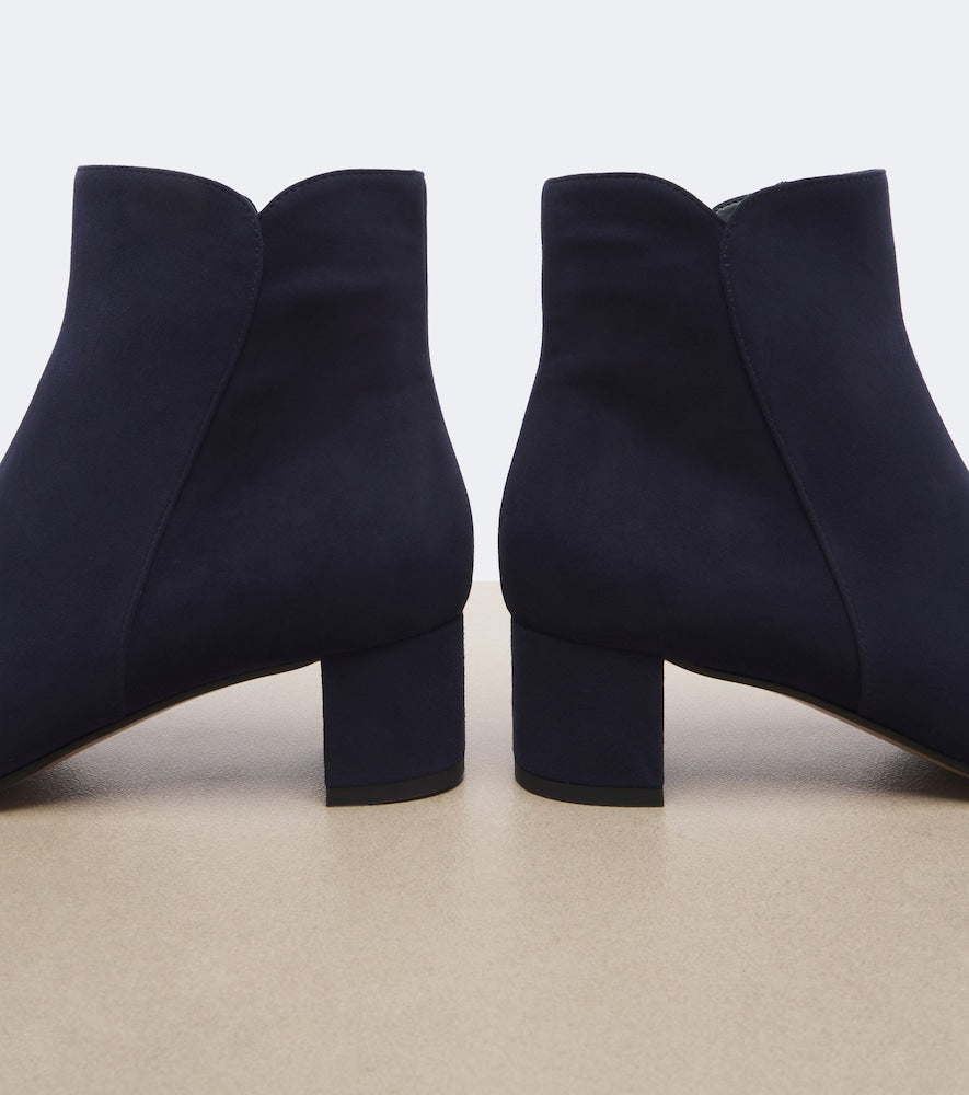 Gianvito Rossi Lisa suede ankle boots in Blue - Ankle Boots