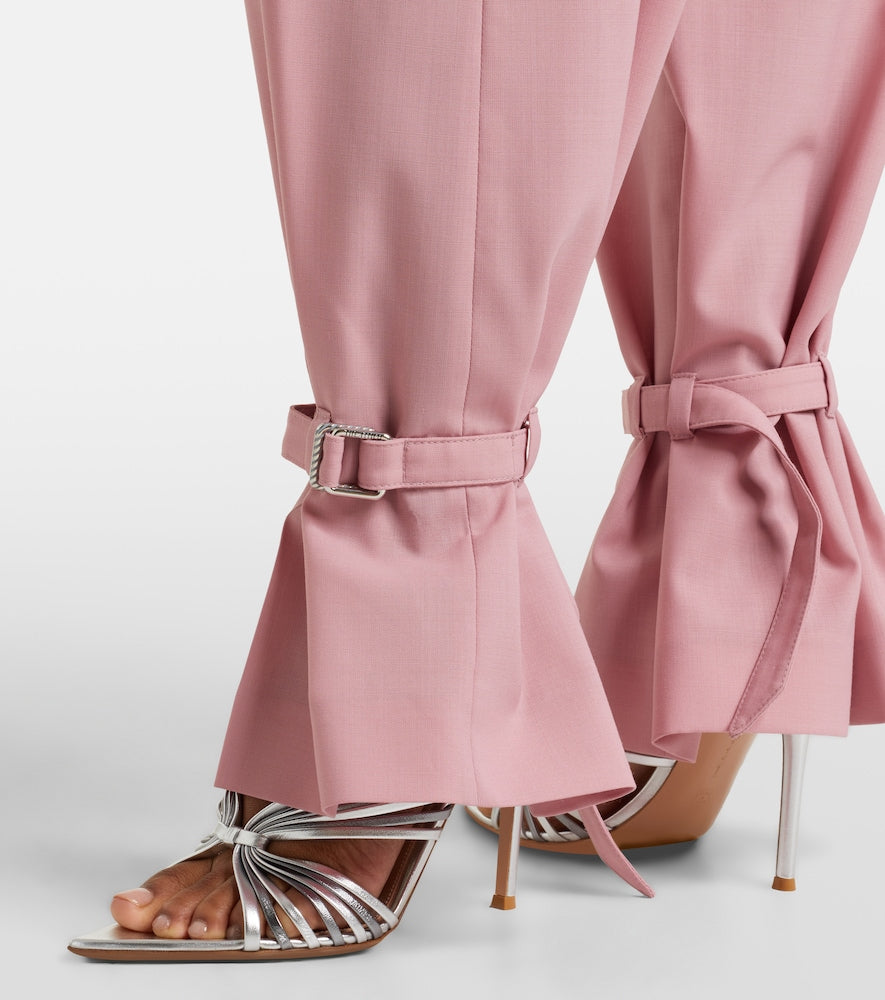 Silver Gianvito Rossi Metallic leather slingback sandals - Heeled Sandals