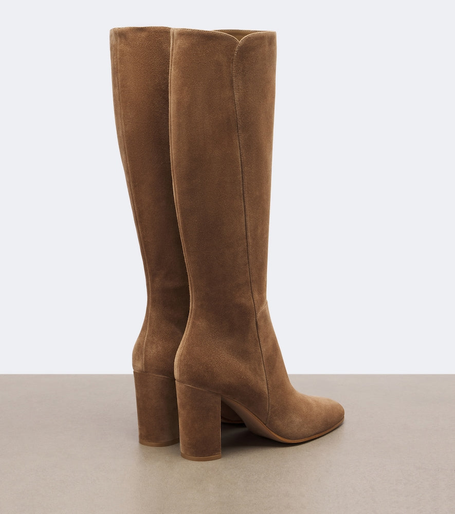 Gianvito Rossi Suede knee-high boots in Brown - Knee-high Boots