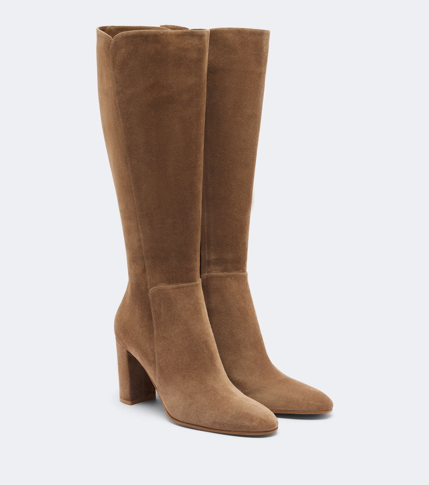 Gianvito Rossi Suede knee-high boots in Brown - Knee-high Boots