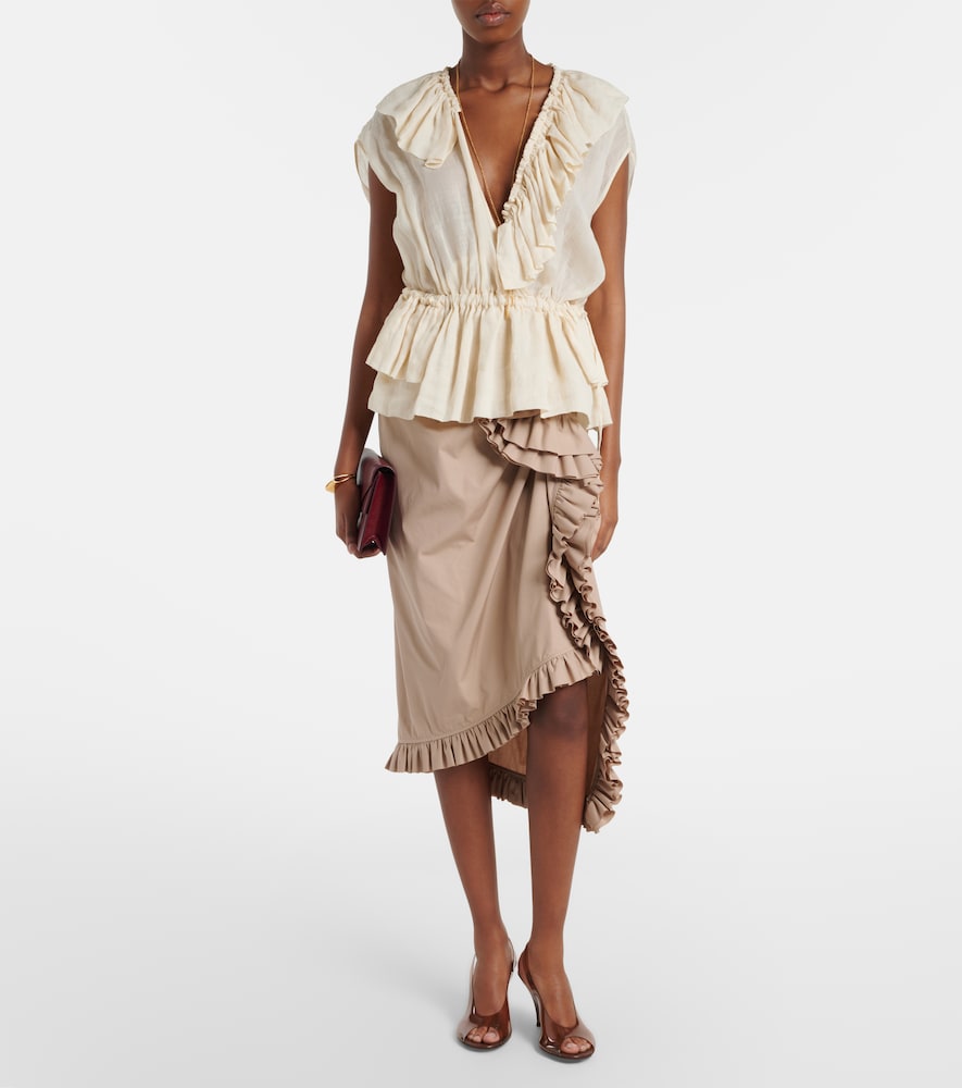 Gianvito Rossi TPU slingback sandals (Brown) - Heeled Sandals