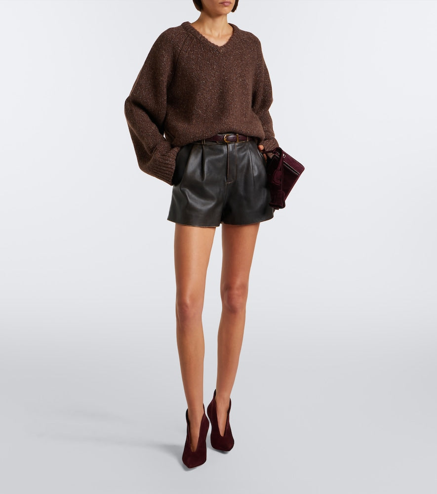 Gianvito Rossi Vania suede pumps in Burgundy - Mid Heel Pumps