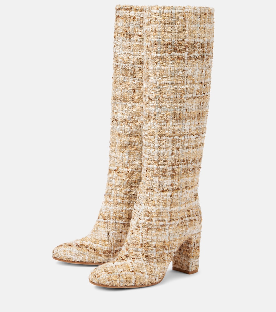 Gianvito Rossi boucle knee-high boots