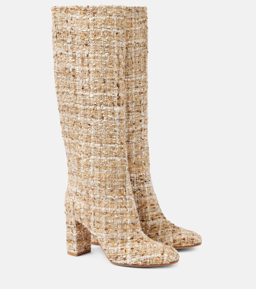Gianvito Rossi boucle knee-high boots